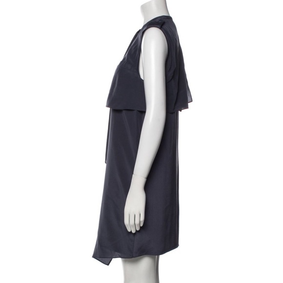 3.1 Phillip Lim Silk Mini Dress in Navy Blue Size 2 - Picture 2 of 10